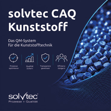 Teaserbild für solvtec CAQ Kunststoff Broschüre